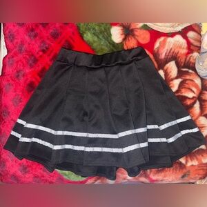 Spirit Black Skirt with White Accents